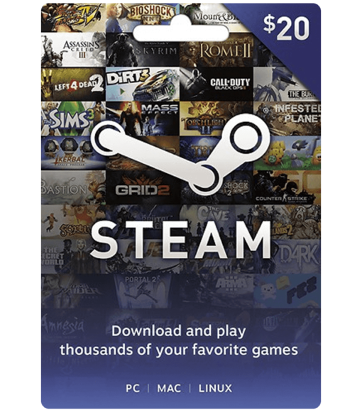 Steam Wallet Code 20$ Nạp chậm